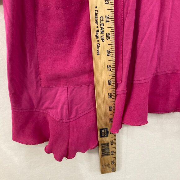 LOGO Lori Goldstein size 2X Pink Magenta Soft Stretch Flowy Tunic Feminine - Picture 5 of 9